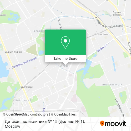 Детская поликлиника № 15 (филиал № 1) map