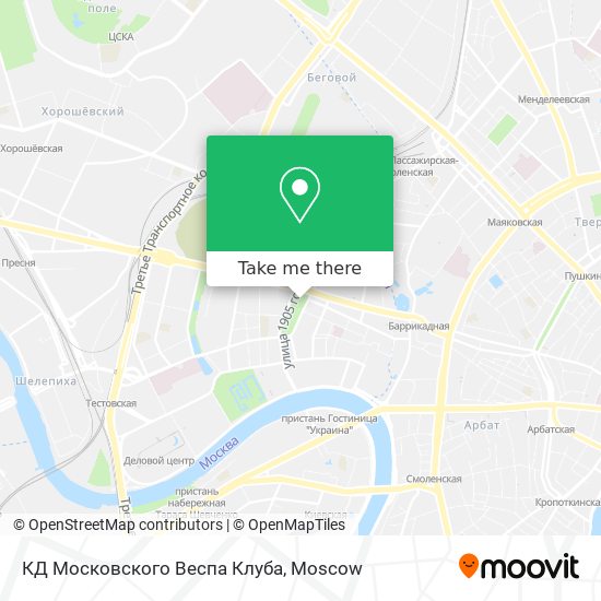 КД Московского Веспа Клуба map