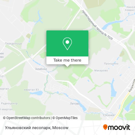 Ульяновский лесопарк map