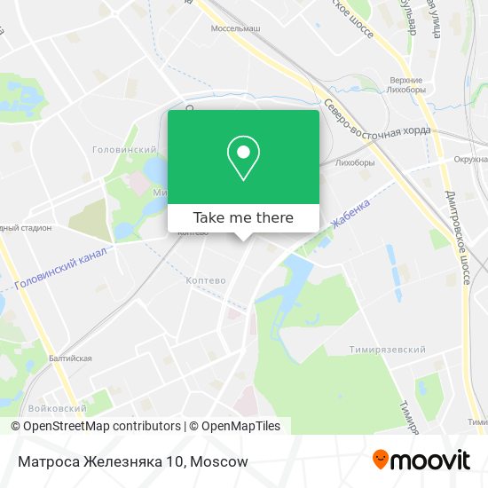 Матроса Железняка 10 map