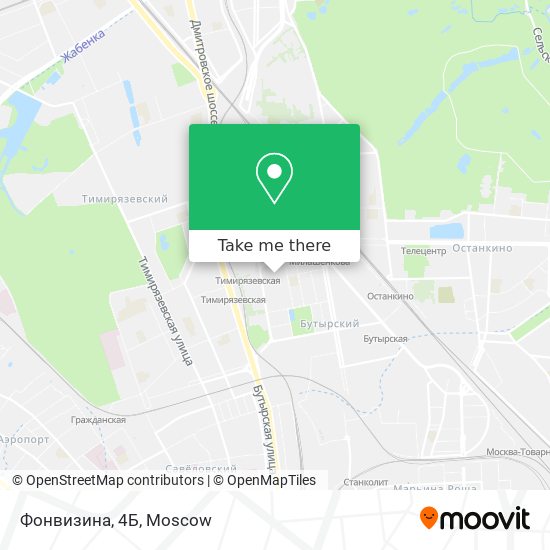 Фонвизина, 4Б map