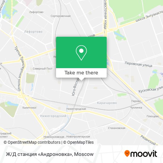Ж/Д станция «Андроновка» map