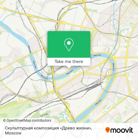 Скульптурная композиция «Древо жизни» map