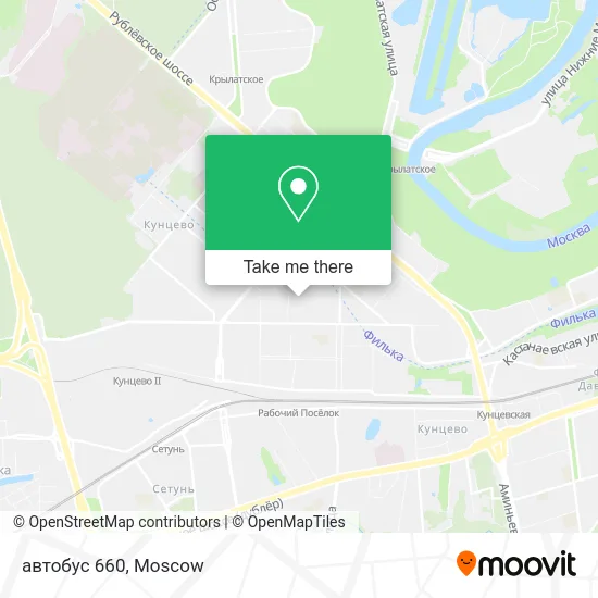 автобус 660 map