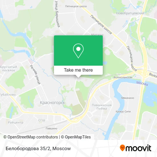Белобородова 35/2 map