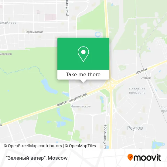 "Зеленый ветер" map