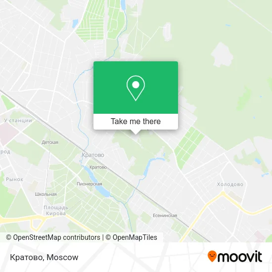 Кратово map