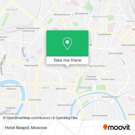 Hotel Neapol map