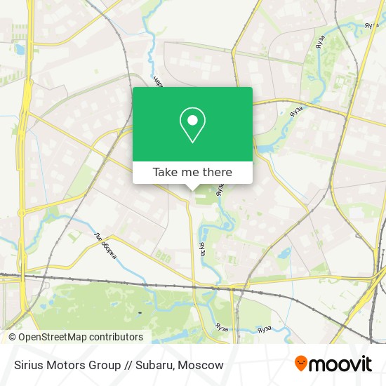 Sirius Motors Group // Subaru map