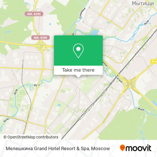 Мелешкина Grand Hotel Resort & Spa map