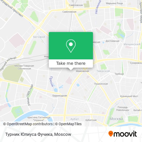 Турник Юлиуса Фучика map