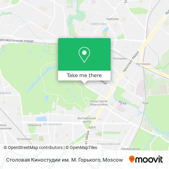 Столовая Киностудии им. М. Горького map