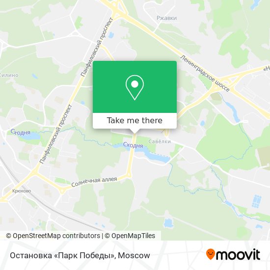 Остановка «Парк Победы» map