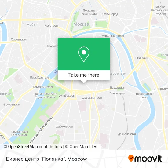 Бизнес-центр "Полянка" map