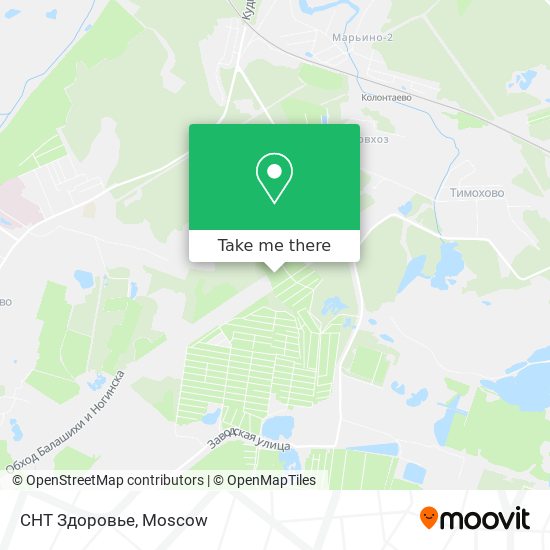 СНТ Здоровье map