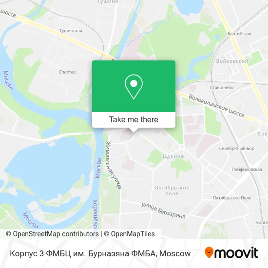 Корпус 3 ФМБЦ им. Бурназяна ФМБА map