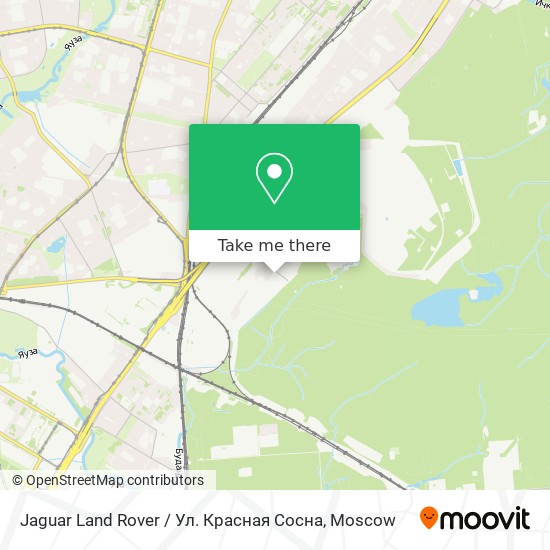 Jaguar Land Rover / Ул. Красная Сосна map