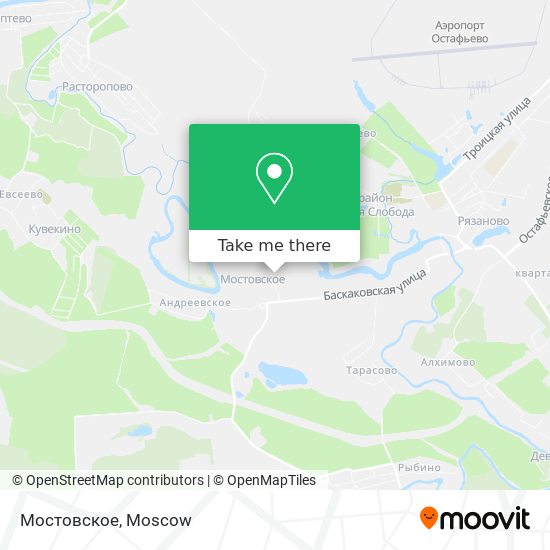 Мостовское map