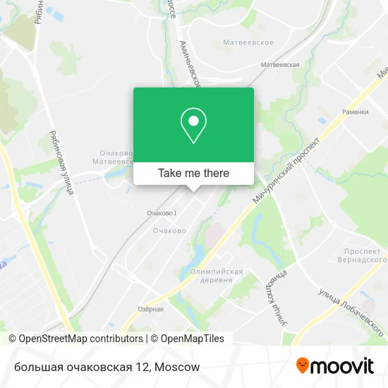 большая очаковская 12 map