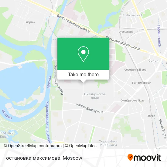 остановка максимова map