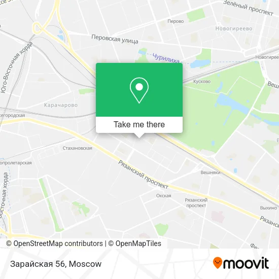 Зарайская 56 map