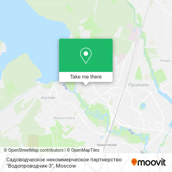Садоводческое некоммерческое партнерство "Водопроводчик-3" map