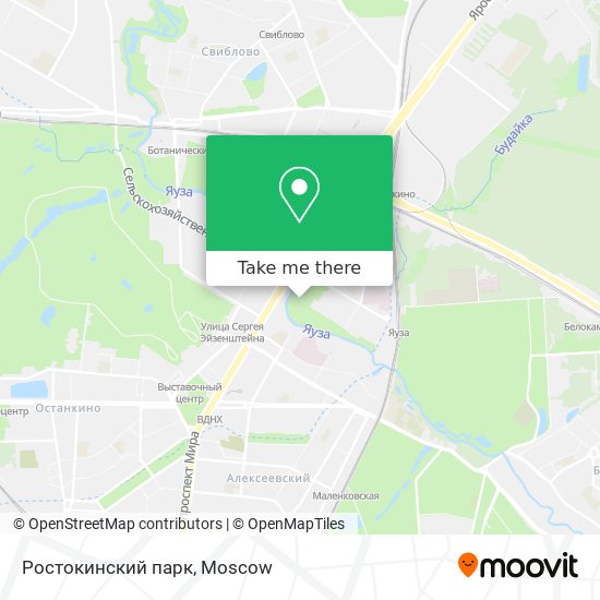 Ростокинский парк map