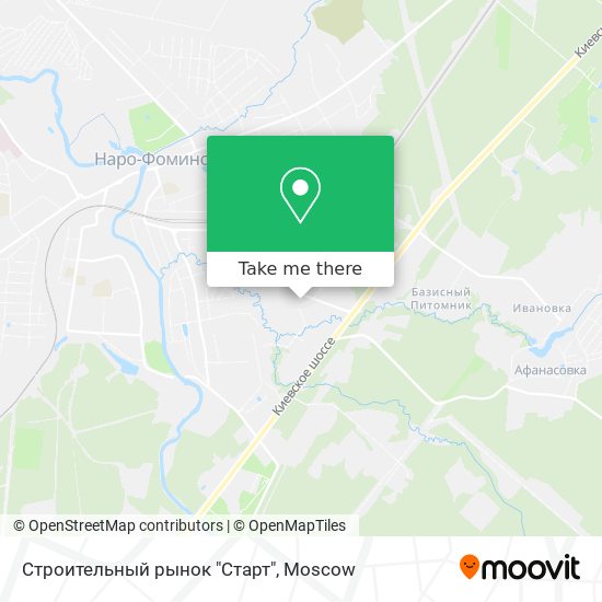 Строительный рынок "Старт" map