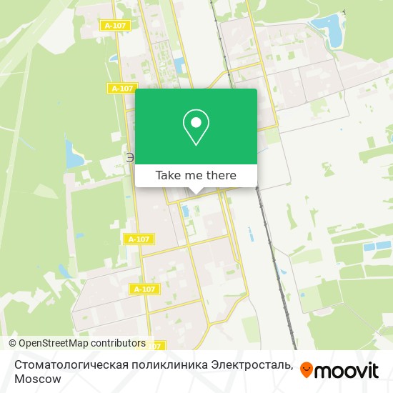 Стоматологическая поликлиника Электросталь map