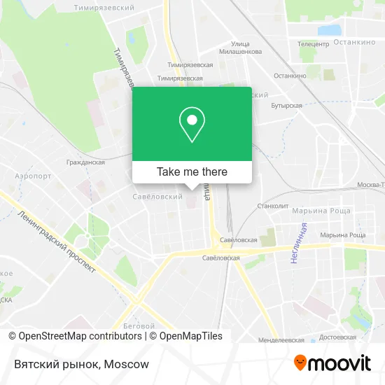Вятский рынок map