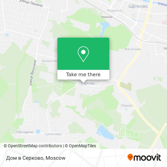 Дом в Серково map