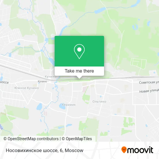 Носовихинское шоссе, 6 map