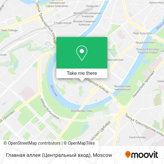 Главная аллея (Центральный вход) map