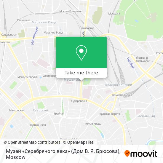 Музей «Cеребряного века» (Дом В. Я. Брюсова) map