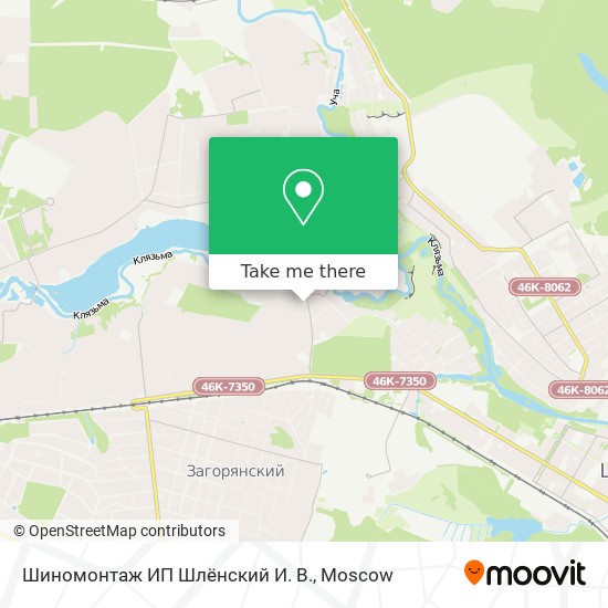 Шиномонтаж ИП Шлёнский И. В. map