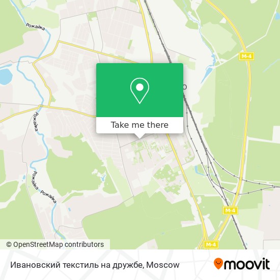 Ивановский текстиль на дружбе map