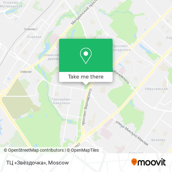 ТЦ «Звёздочка» map