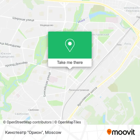 Кинотеатр "Орион" map