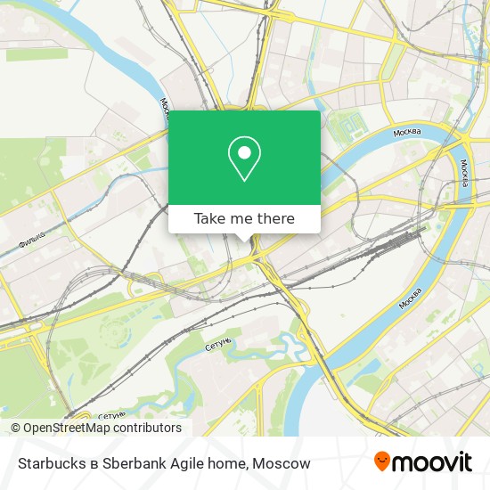 Starbucks в Sberbank Agile home map