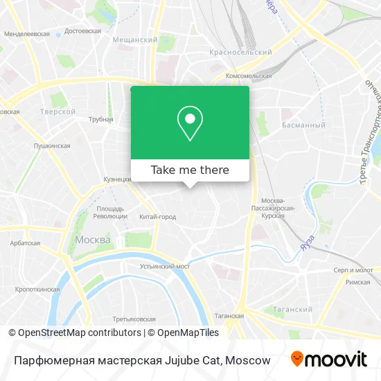 Парфюмерная мастерская Jujube Cat map