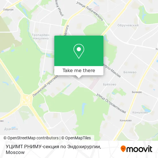 УЦИМТ РНИМУ-секция по Эндохирургии map