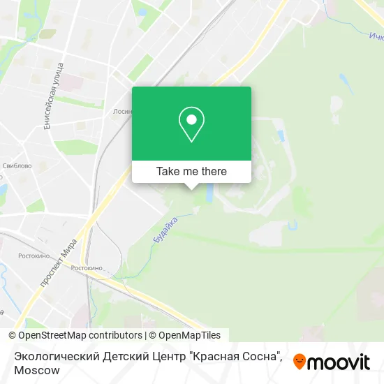 Экологический Детский Центр "Красная Сосна" map