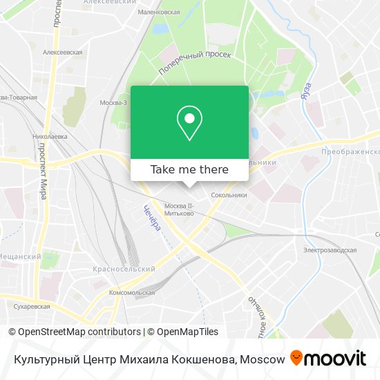 Культурный Центр Михаила Кокшенова map