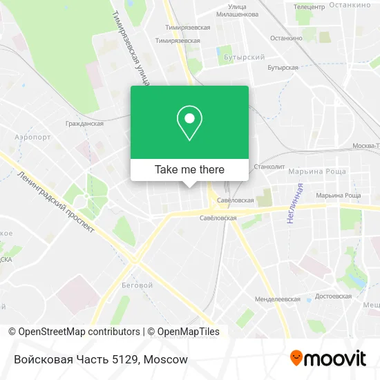 Войсковая Часть 5129 map