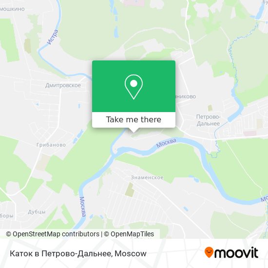 Каток в Петрово-Дальнее map