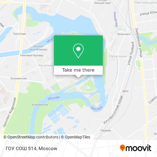 ГОУ СОШ 514 map