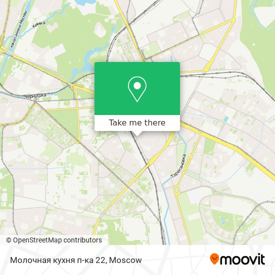 Молочная кухня п-ка 22 map