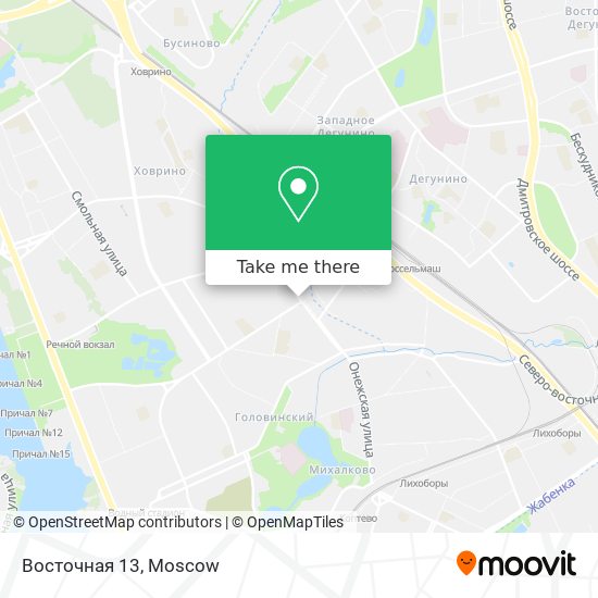 Восточная 13 map