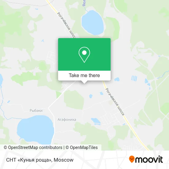 СНТ «Кунья роща» map