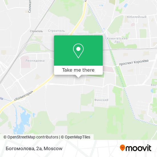 Богомолова, 2а map